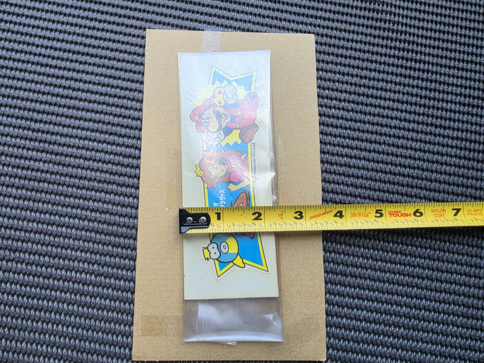 Vintage Nintendo Super Mario Bros Peach Nagasakiya Sticker Sheet Retro Rare NES