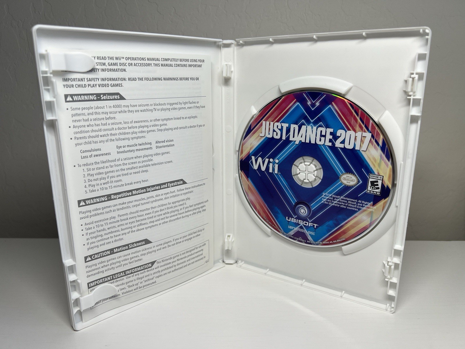Just Dance 2017 (Nintendo Wii, 2016) Complete & Tested