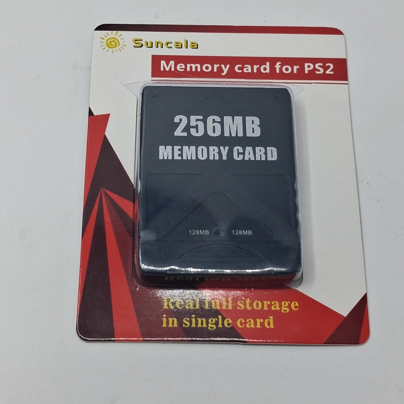 PlayStation 2 Memory Card 256 MB Black PS2 Brand New Sealed Suncala