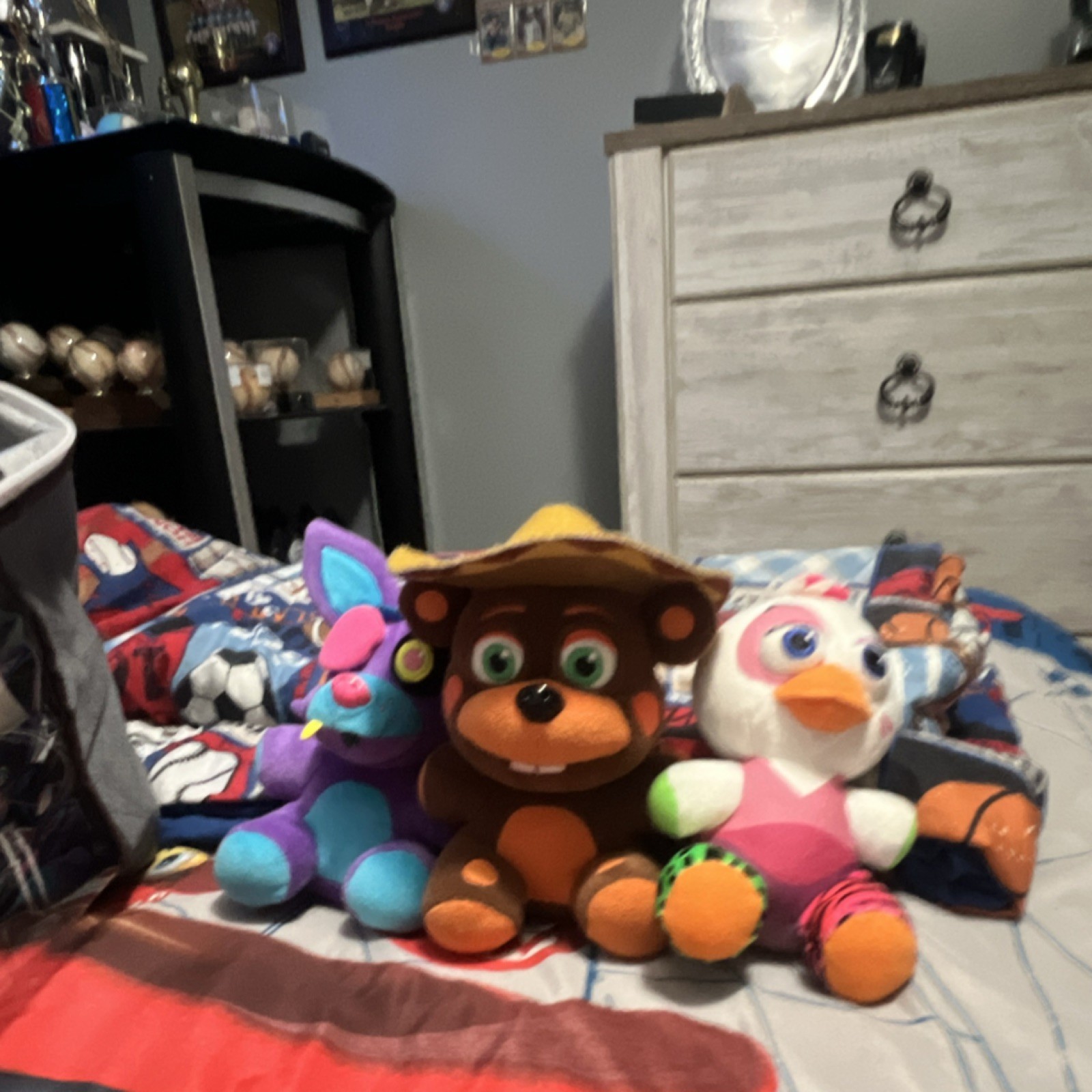 Five Nights at Freddy’s Freddy Fazbear, Bonnie, Chica Plush Doll Lot Set of 3