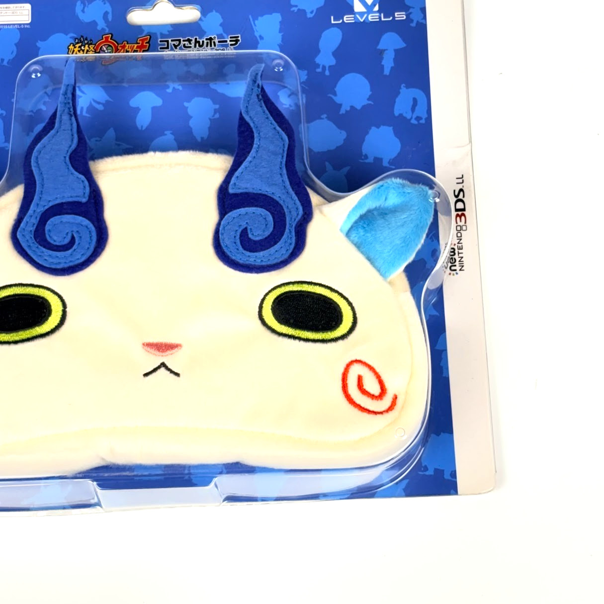 Yo-kai Watch Komasan Plush Pouch Case for Nintendo 3DS LL Japan
