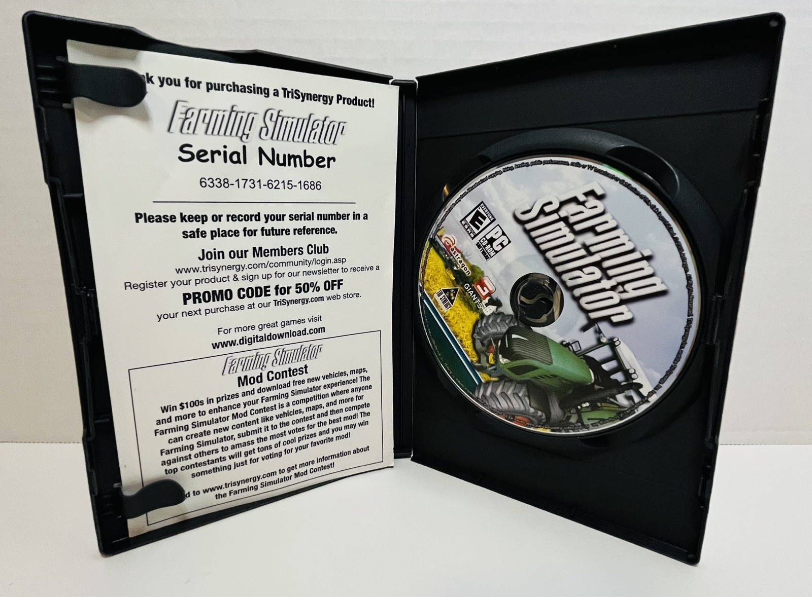 Farming Simulator 2008 PC CD-ROM Game with Bonus Games Included