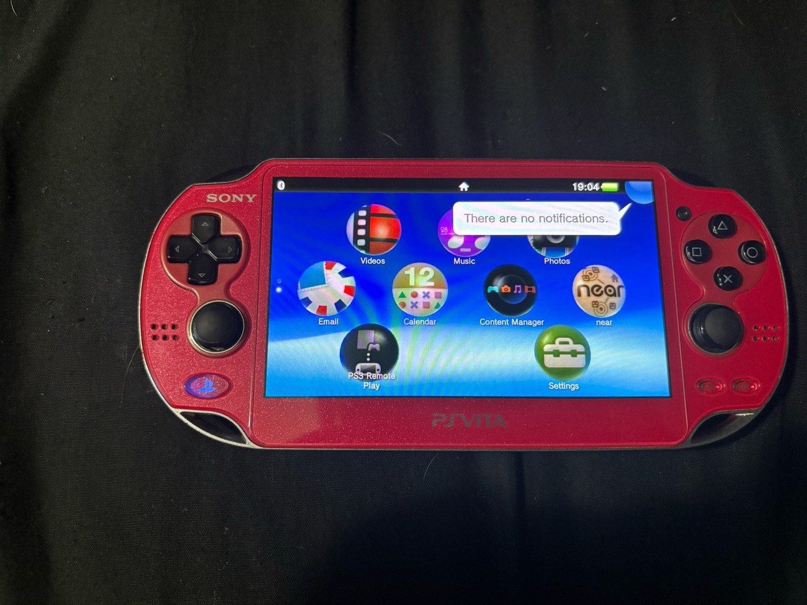 Red PSVITA PCH-1000 Japanese Model