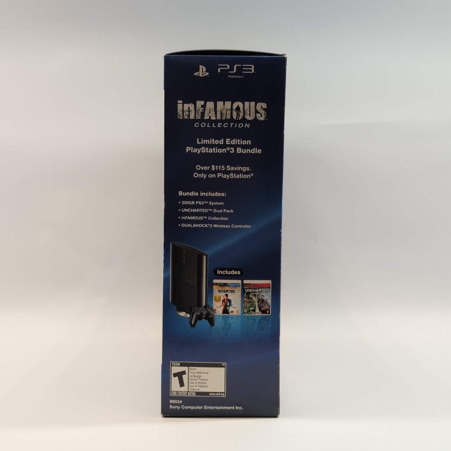 Factory Sealed Sony PS3 Super Slim PS3 250GB Limited Edition inFAMOUS Bundle