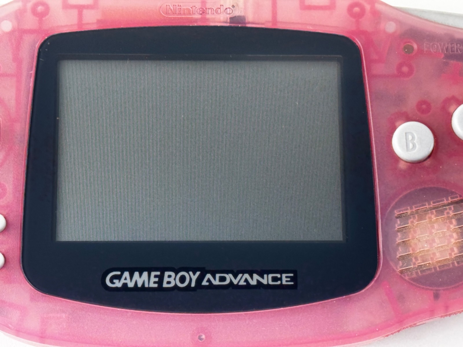 Nintendo Game Boy Advance Fuchsia Pink GBA Console AGB-001 Tested
