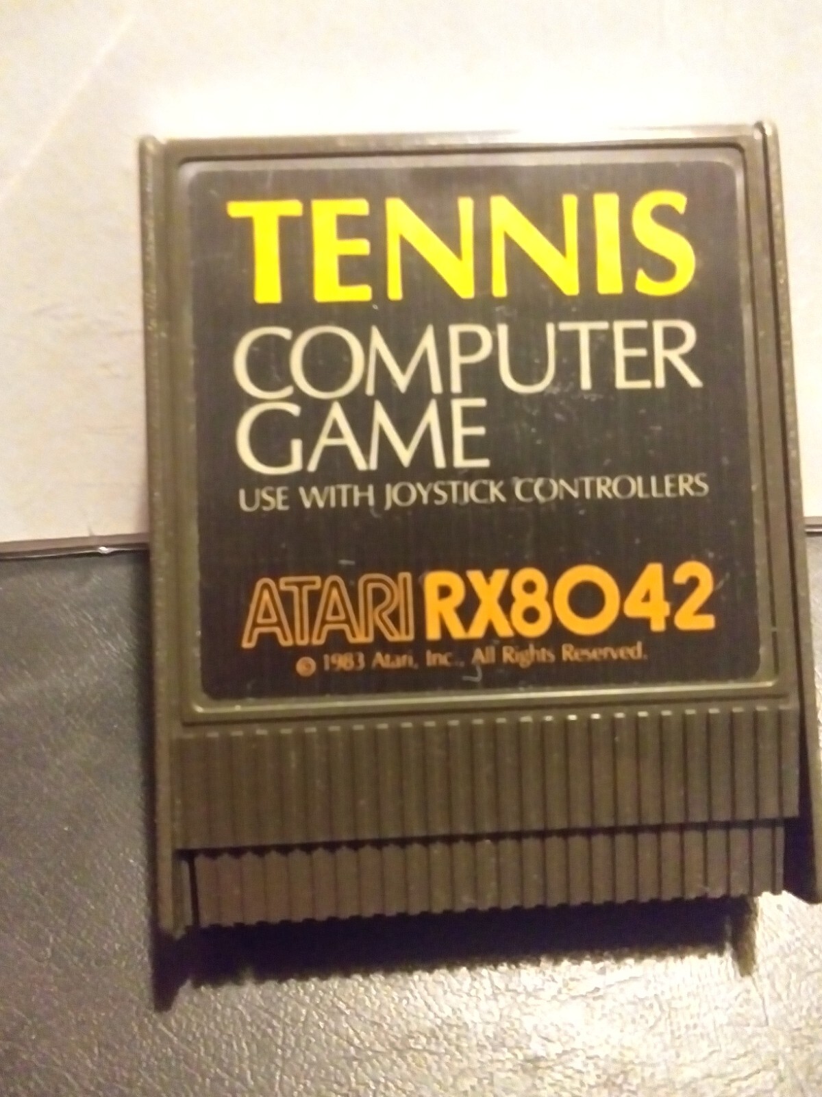 Atari 1983 Tennis RX8042 Vintage Cartridge Computer Sports Game + Original Box