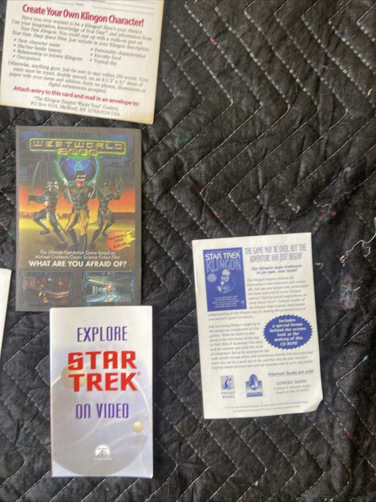 1996 Star Trek Klingon The Ultimate Interactive Adventure CD-ROM PC Game