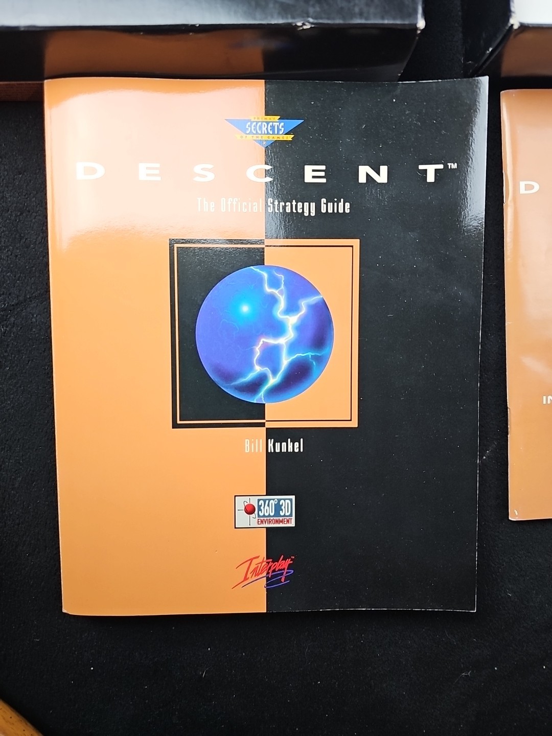 Descent Vintage Big Box PC ROM DOS 1995 Interplay Includes Manual & Inserts