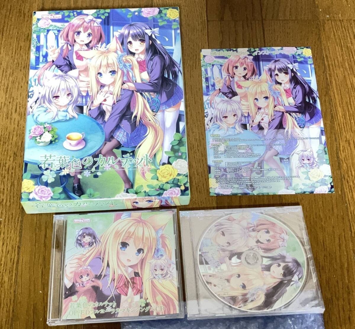 Wakaba-iro no Quartet First Limited Japanese VN PC Game for Windows USED