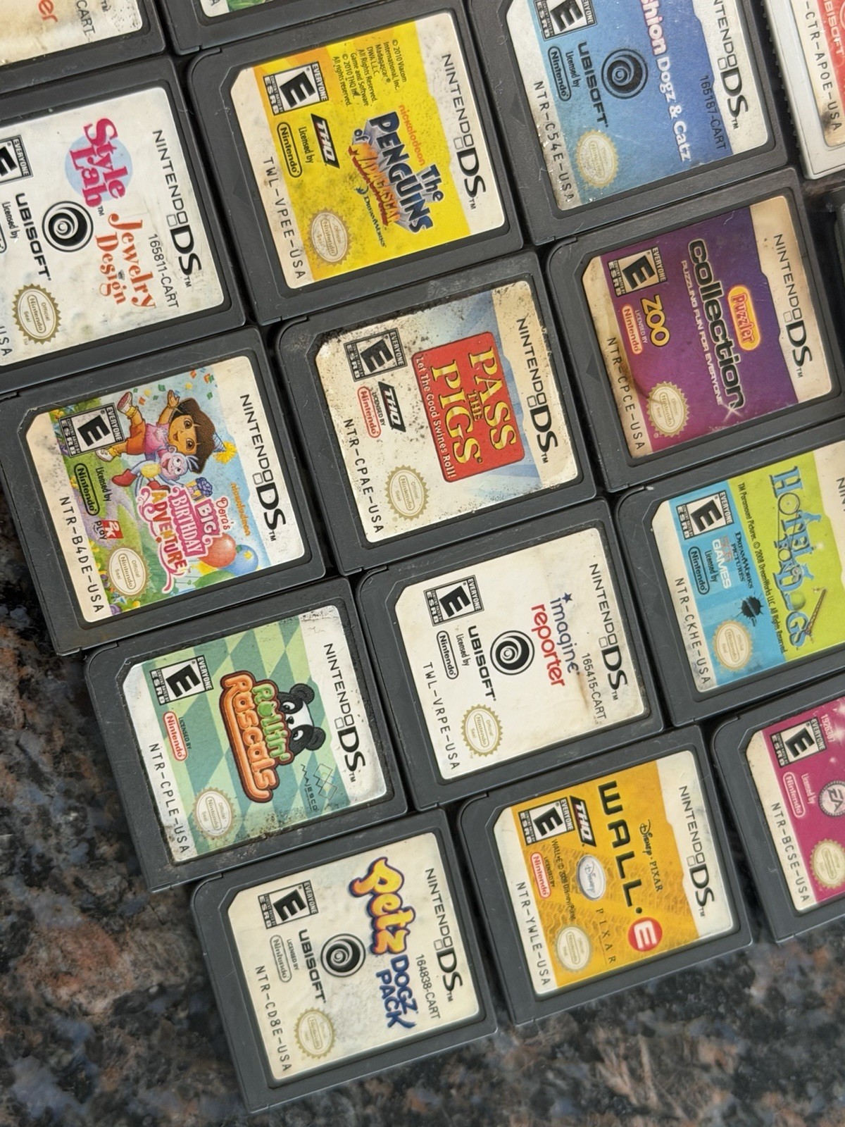Lot of 34 Nintendo DS/ 3DS Gameboy Advance Video Games Cartridges Only