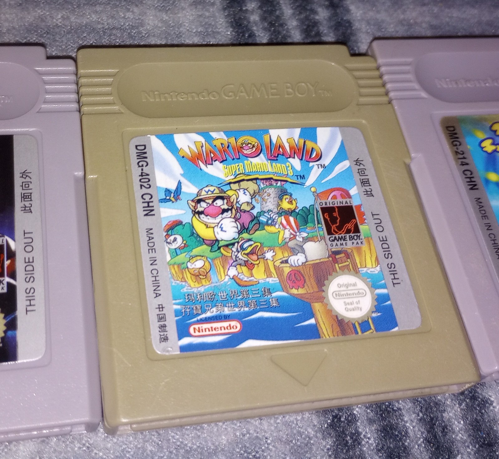 Nintendo Wario Land Super Mario Land DMG-402 CHN Hong Kong Lot 3 China Game Boy