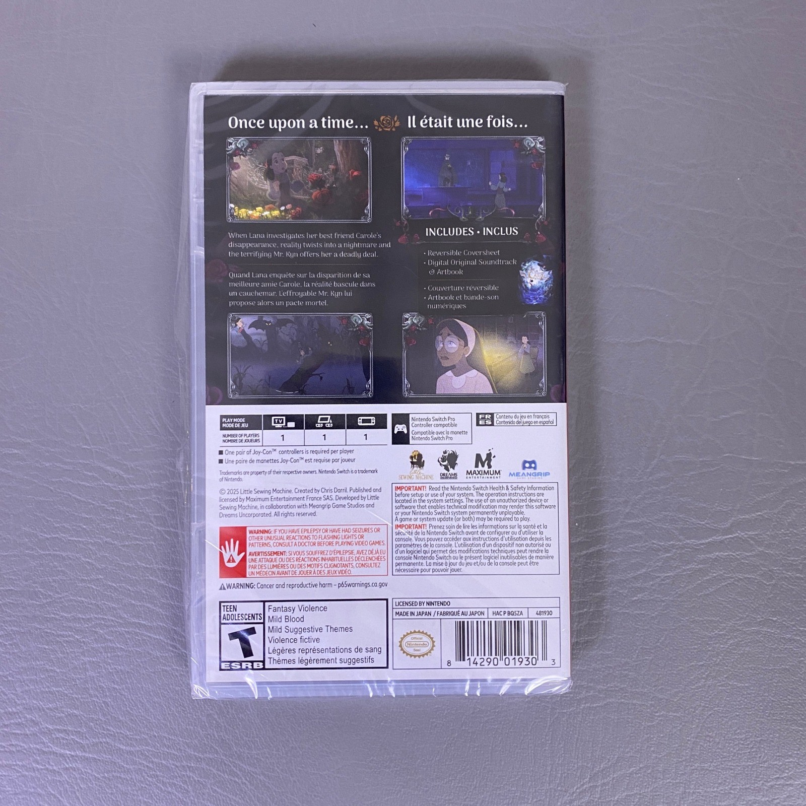 Bye Sweet Carole Nintendo Switch 2025 Brand New Sealed Rapid Shipping