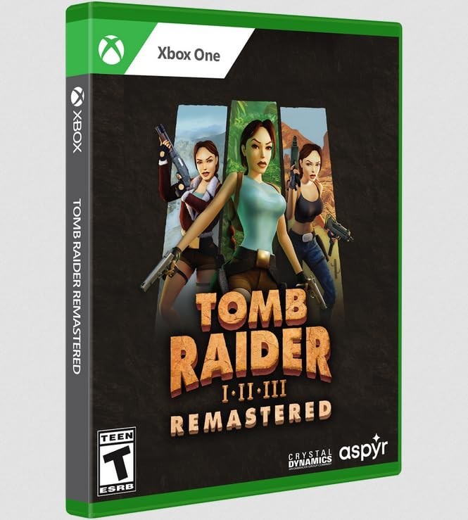 Tomb Raider I-III Remastered Trilogy – Xbox One, Series X – Brand New