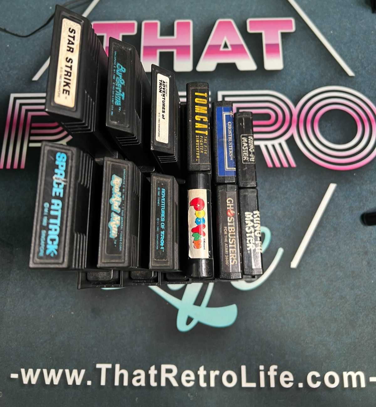 Atari 2600 | 7800 Loose Cartridge Display Stand | Modular | 3D Printed PLA