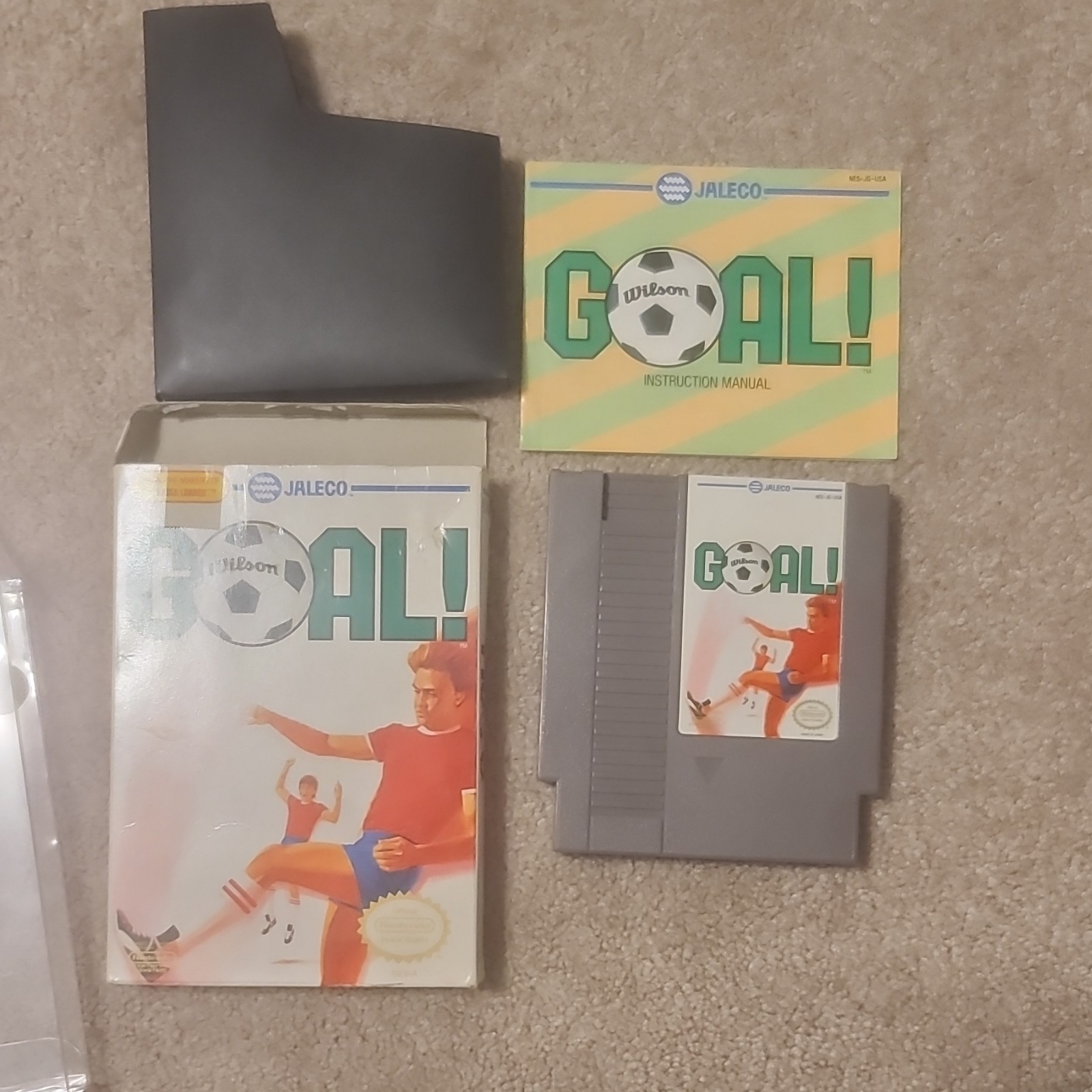 Jaleco Goal! NES Nintendo Sports Soccer Game CIB Box & Manual Included