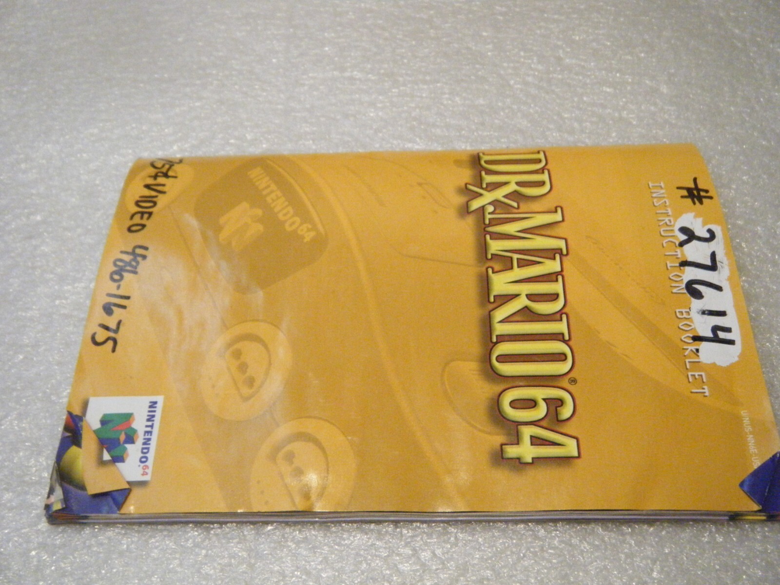 Dr. Mario 64 ( Nintendo 64, 2001 ) Game Cartridge, Box and Instruction Booklet