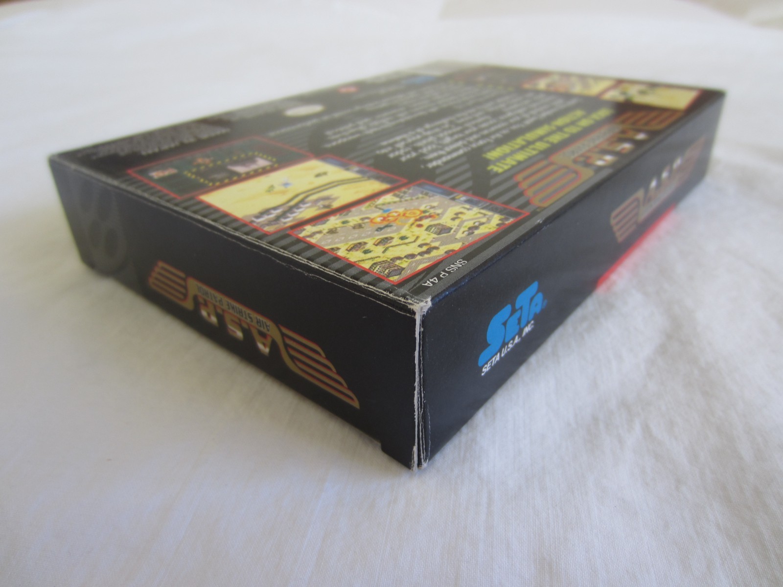A.S.P. Air Strike Patrol (SNES) Super Nintendo CIB Complete Box 1995 SETA RARE