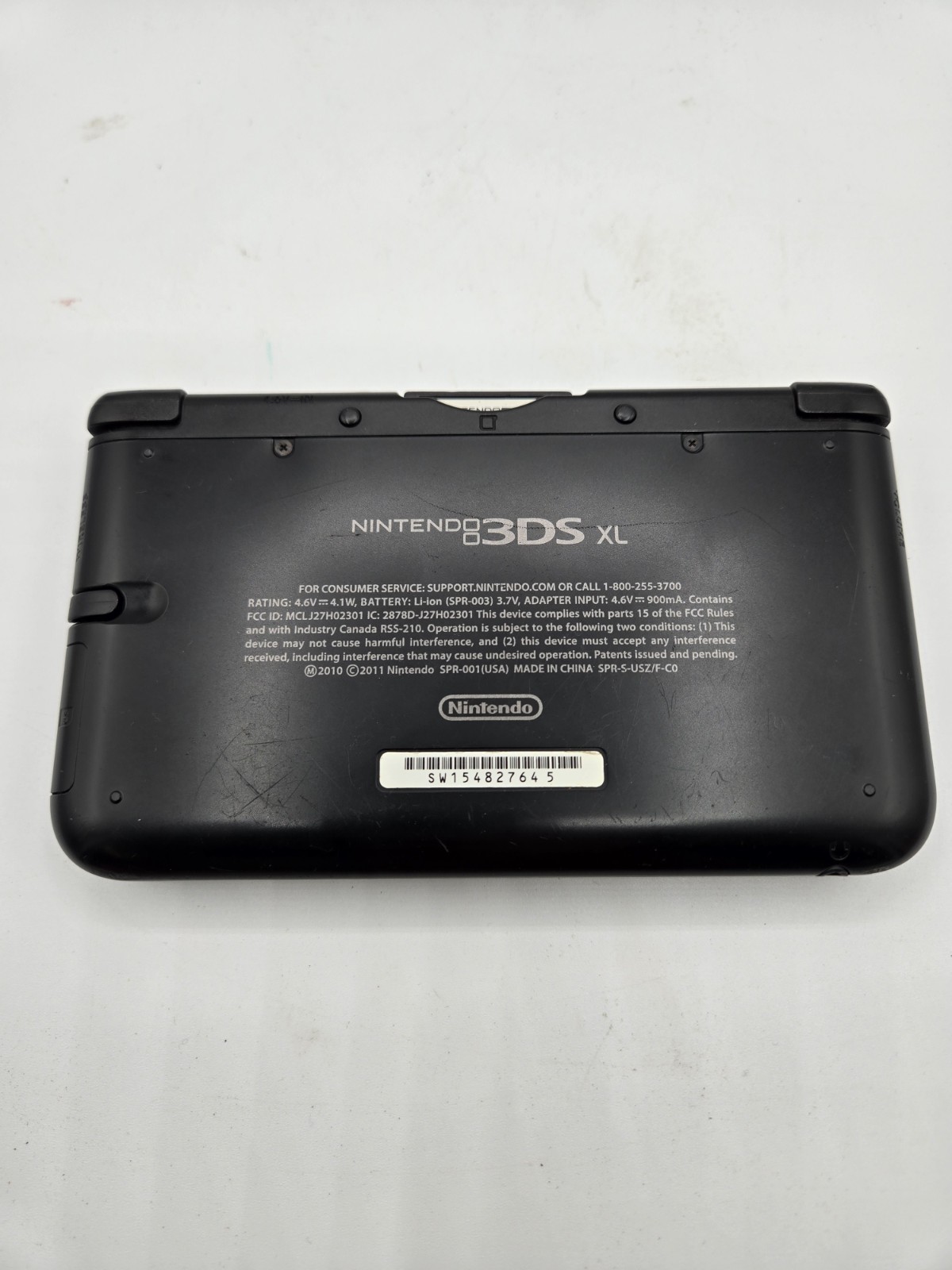 Nintendo 3DS XL Black Working Console Stylus OEM Charger 4GB SD Card US