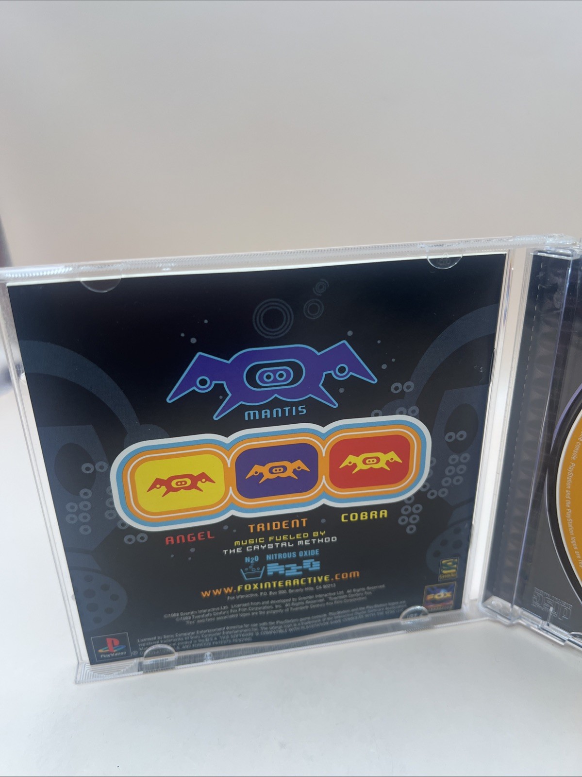N2O Nitrous Oxide Sony Playstation 1 PS1 CIB Game Complete with Manual