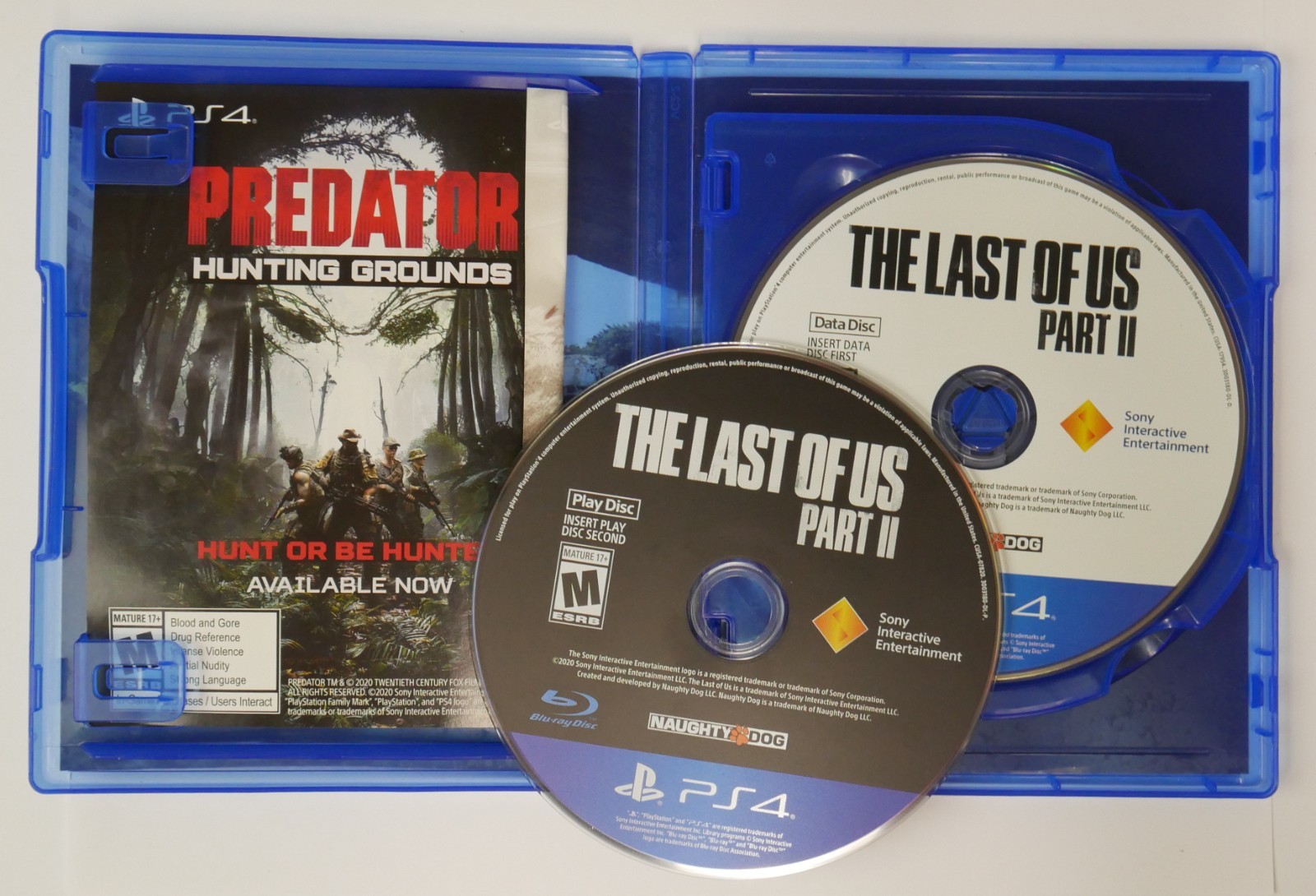 Lot of 2 The Last of Us Remastered PH and The Last of Us Part II 2 PS4