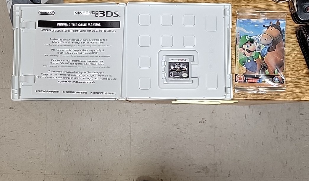 Mario Sports Superstars (Nintendo 3DS) Complete with Luigi Amiibo CIB
