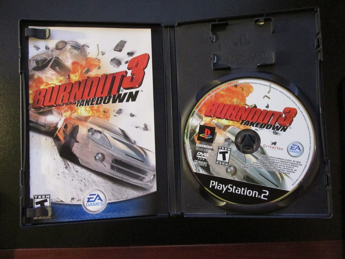 Burnout 3 Takedown (SONY PlayStation 2, 2004) PS2 COMPLETE NEW PRISTINE MINT