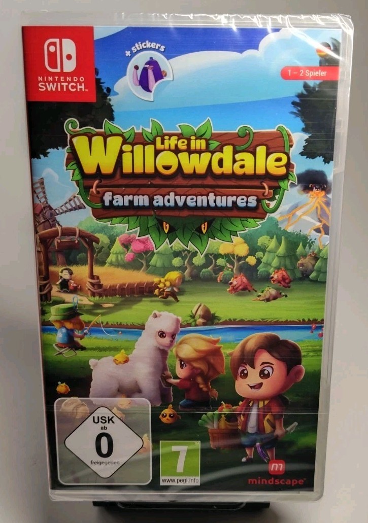 Life In Willowdale: Farm Adventures + Stickers – Nintendo Switch New Sealed Game