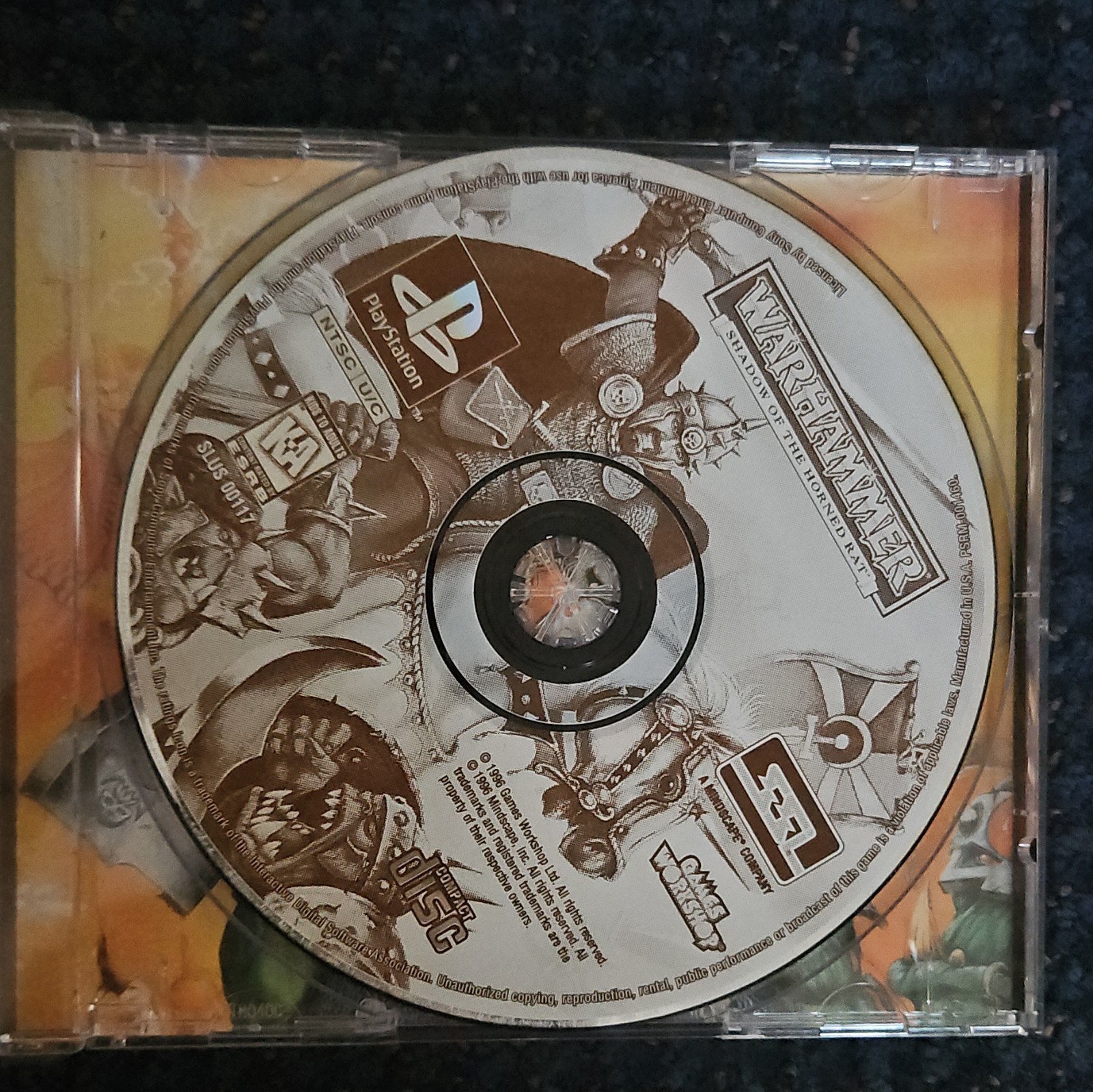 SSI Warhammer: Shadow of the Horned Rat Sony PlayStation 1 NTSC-U/C (CIB)