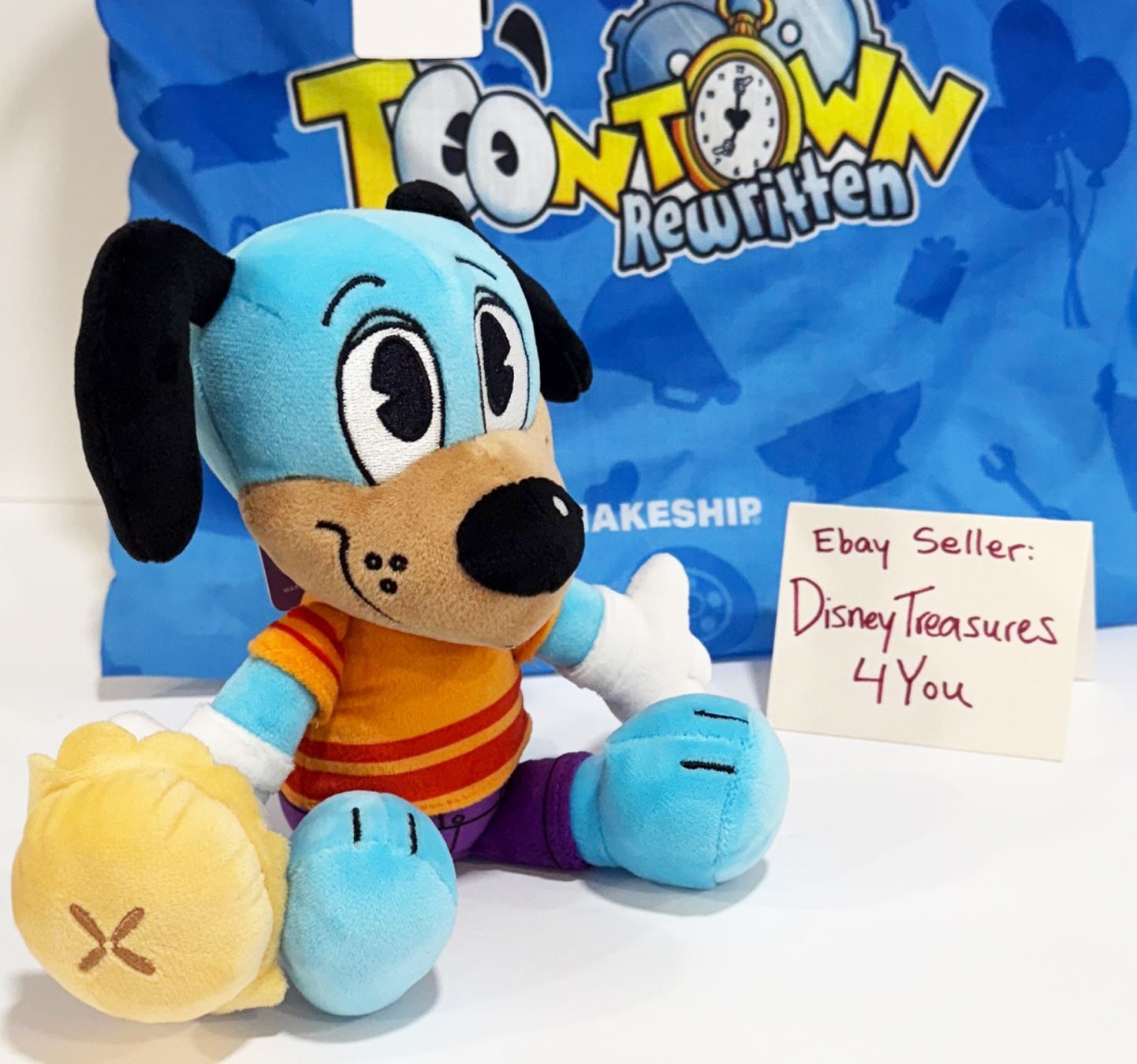 Disney Toontown Online Rewritten Flippy Dog Stuffed Plush Makeship Plushie Rare
