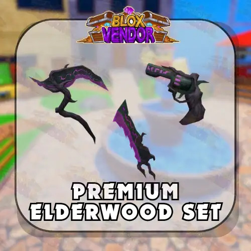 Murder Mystery 2 MM2 Premium Elderwood Set Ancient Godly Knifes and Guns