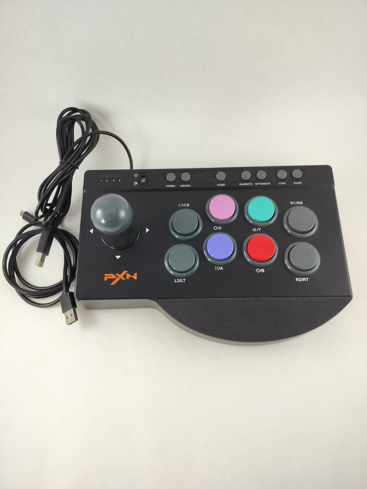Pxn Arcade Fight Stick Arcade Game Fighting Joystick Compatible W/ PC PS4 Tested
