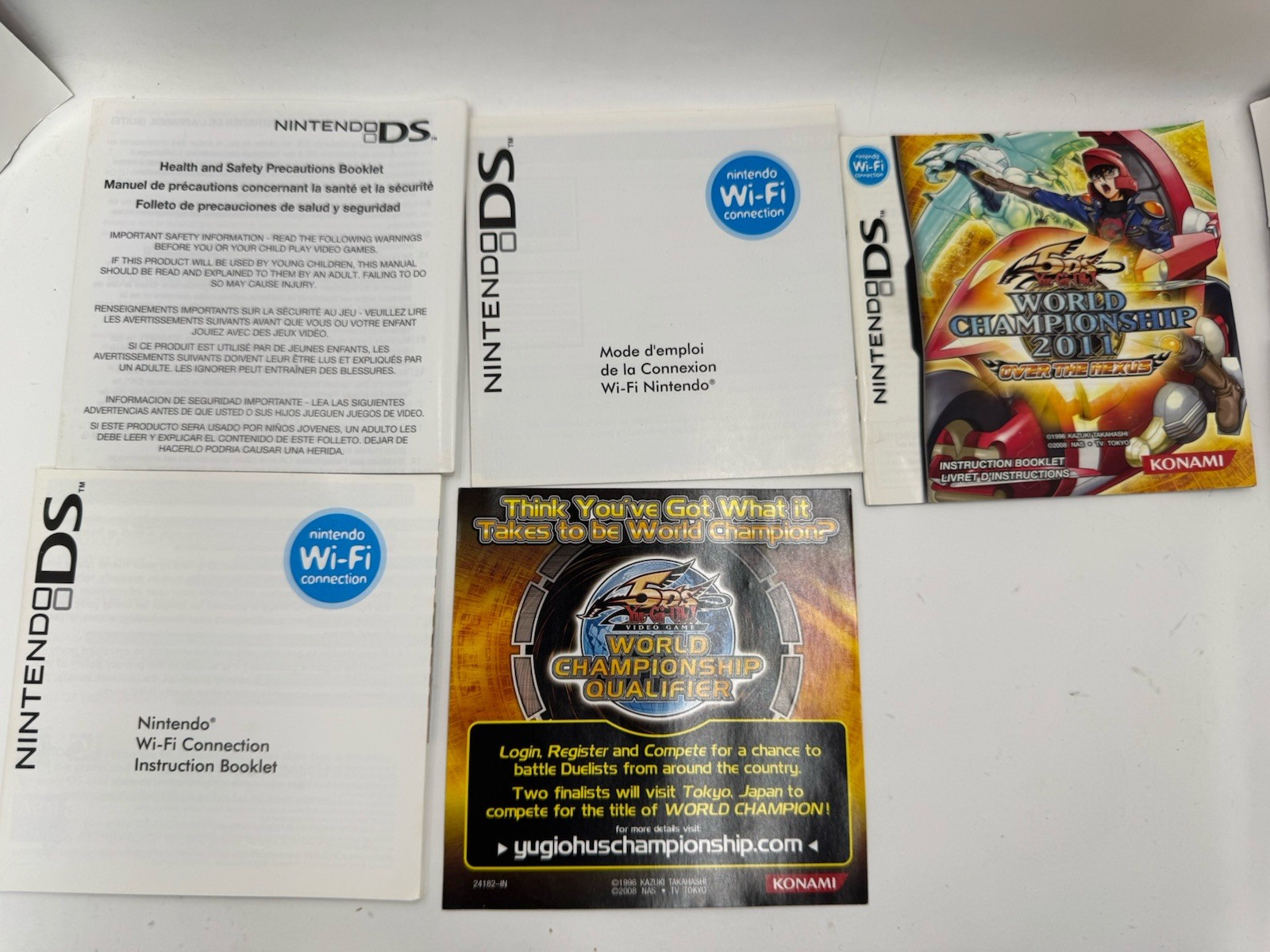 DS Yu-Gi-Oh 5D’s World Championship 2011: Over the Nexus *w/Inserts*No Cards*F/S