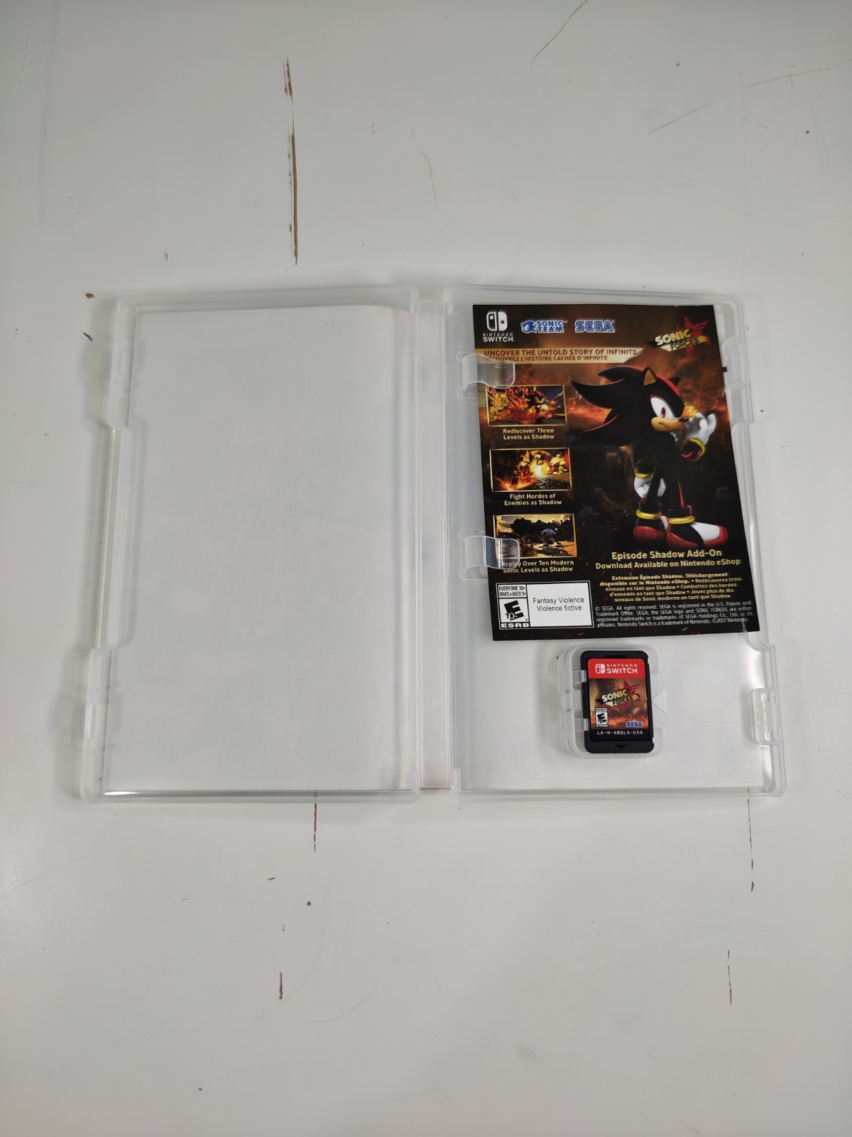 Sonic Forces: Bonus Edition – Nintendo Switch GUC NO SKIN NO DLC TESTED!