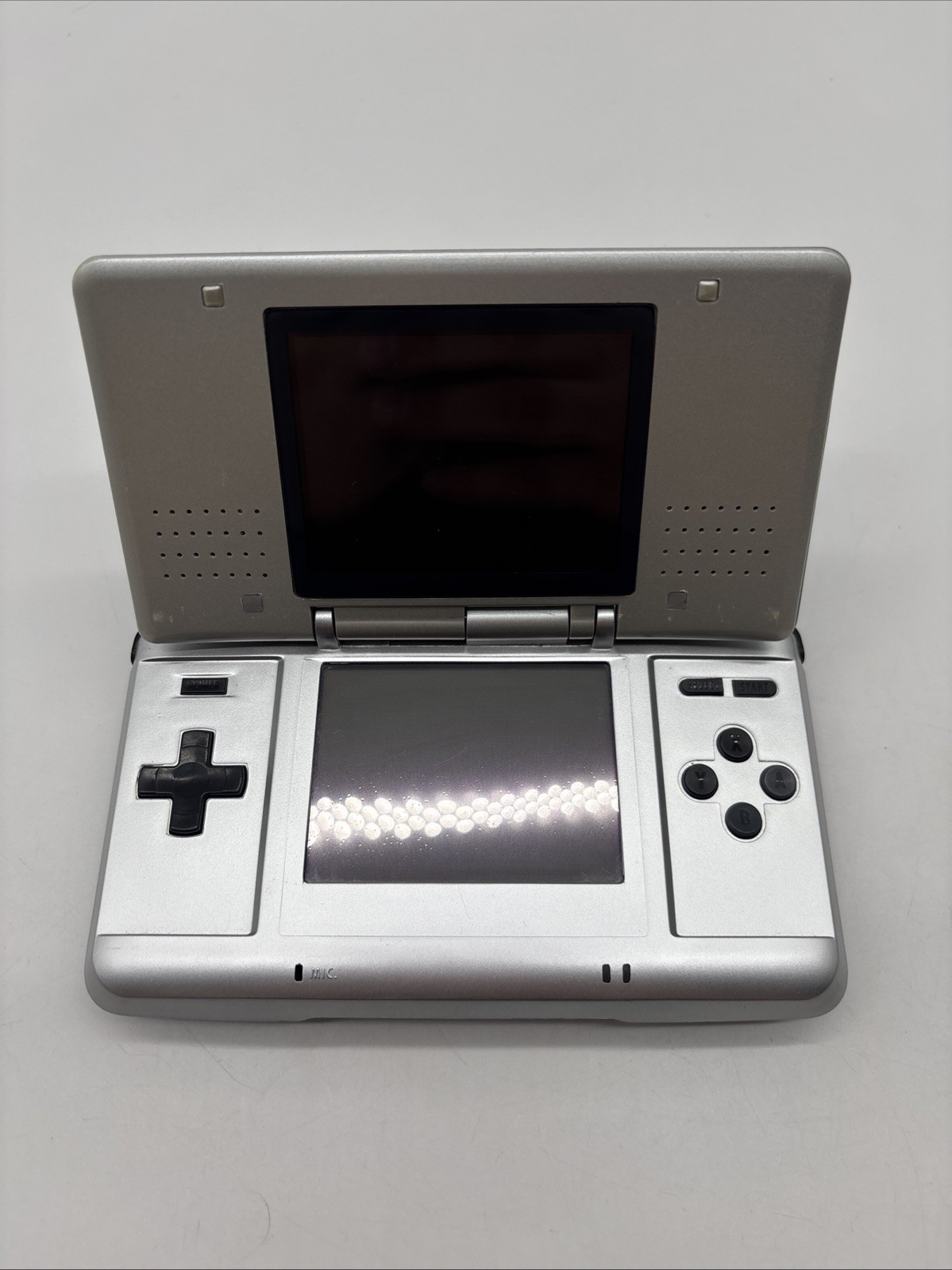 Original Nintendo DS Silver Console NTR-001 (NO CHARGER) Tested Working