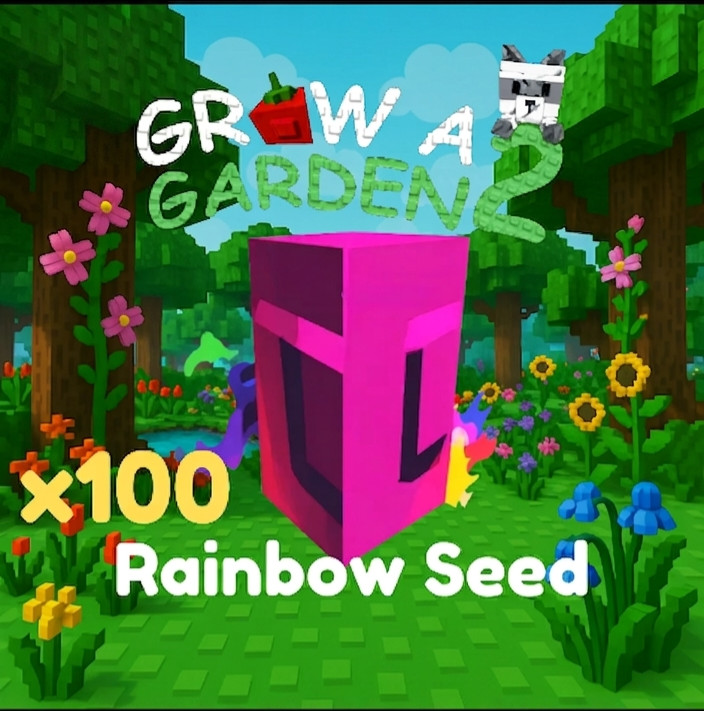 🪴Grow a Garden 2 | Rainbow Seed x100 | GAG2 Fast & Easy