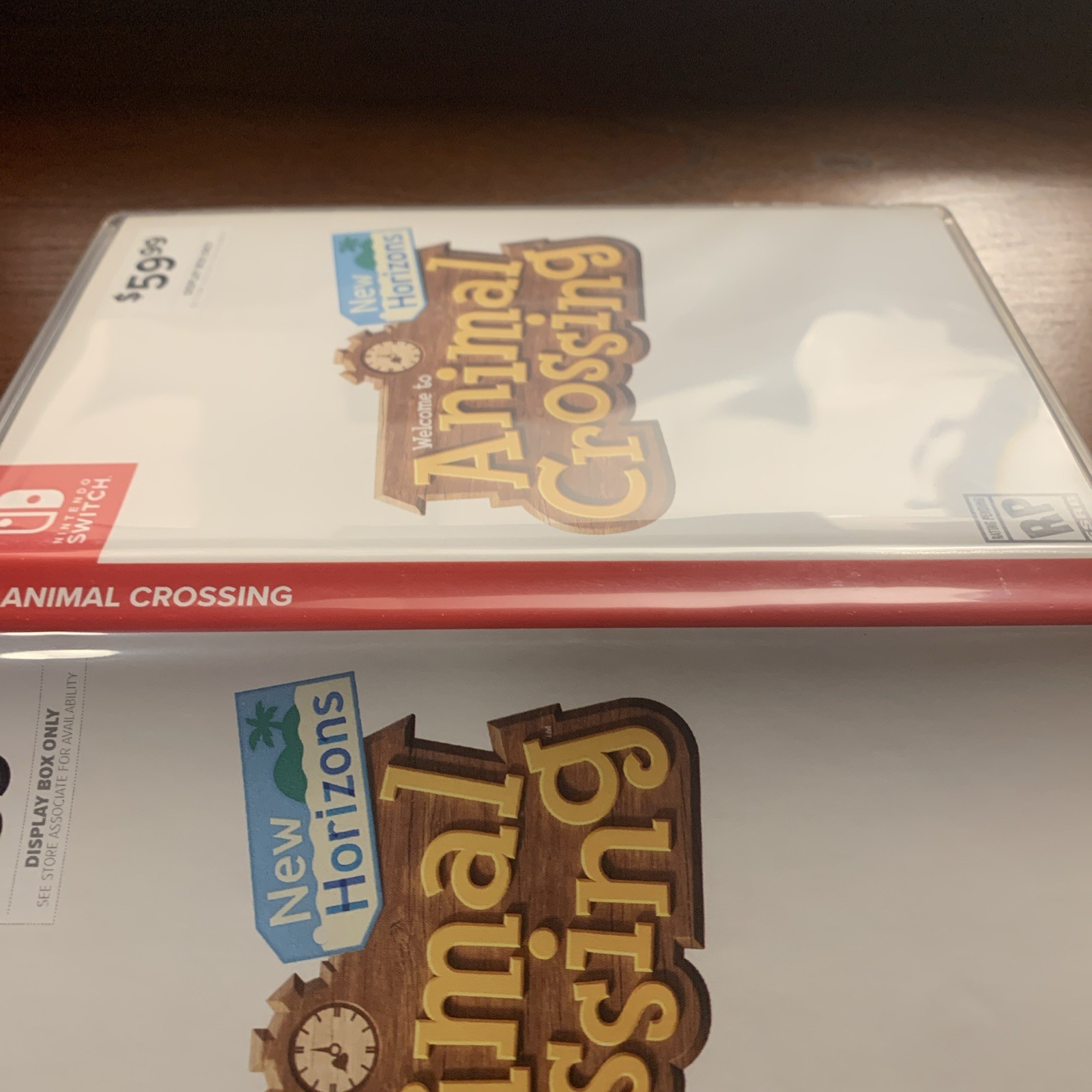 Animal Crossing New Horizons Nintendo Switch – Authentic RARE – Display Box ONLY