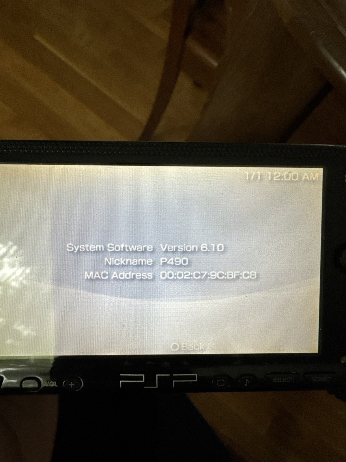 PSP 1001 Handheld Console w/ Charger Battery & Memory Stick Working Sony