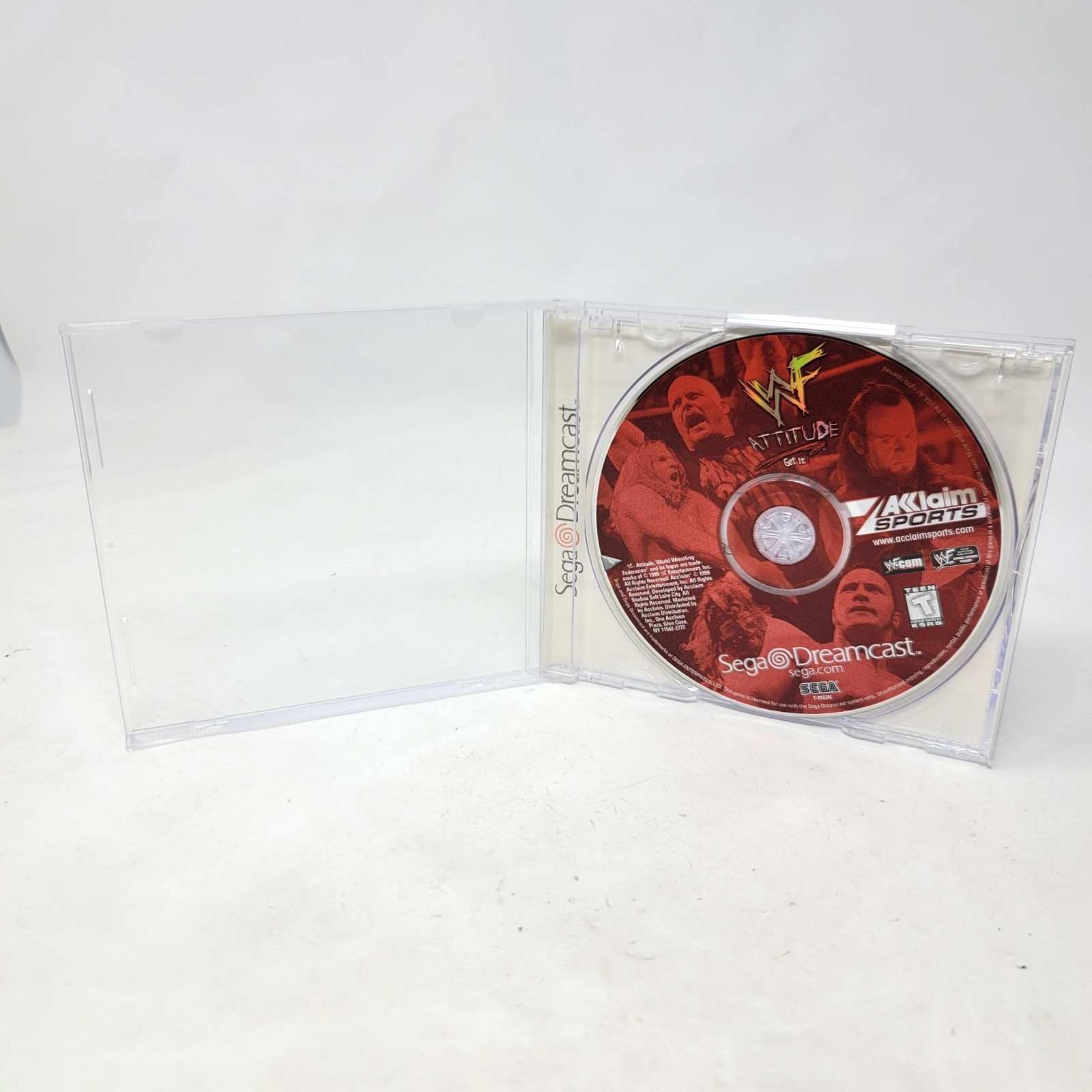 Wwf-Attitude (Sega Dreamcast) Case & Game Tested Working