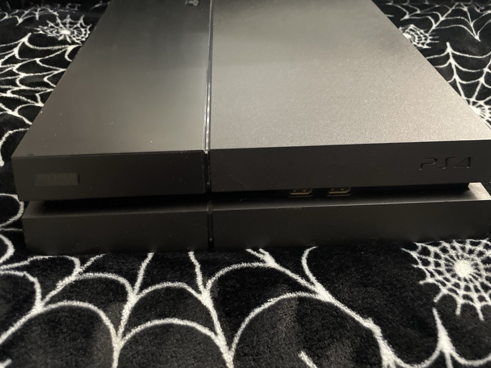 Sony PlayStation Black PS4 and White and Purple Wireless Controllers Bundle