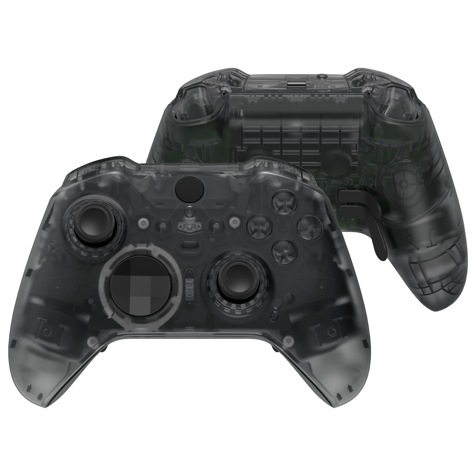 eXtremeRate Full Set Shell Buttons for Xbox One Elite Series 2 Controller Black