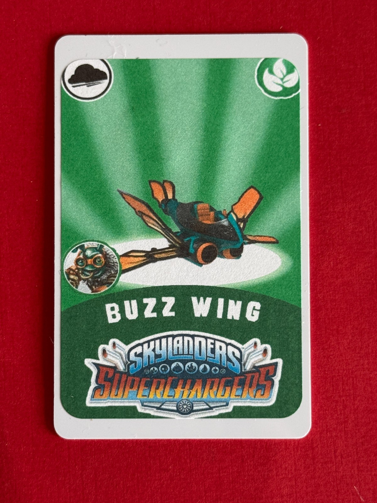 Skylanders Superchargers Vehicle Buzz Wing NFC Card FREE SHIPPING