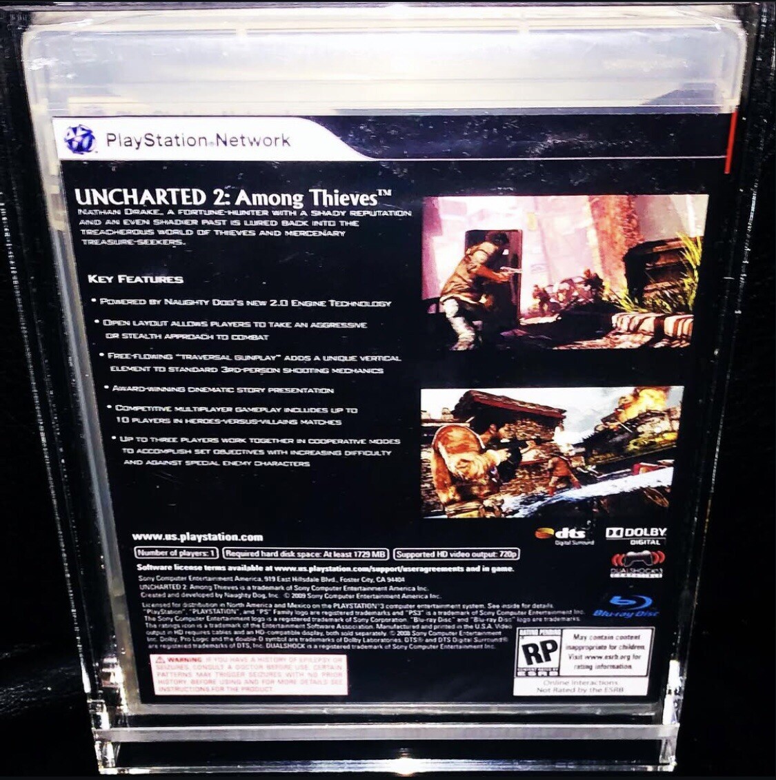 Uncharted 2: Among Thieves PS3 Sealed🤐RP [Rating PENDING]👀Unfathomably RARE💎