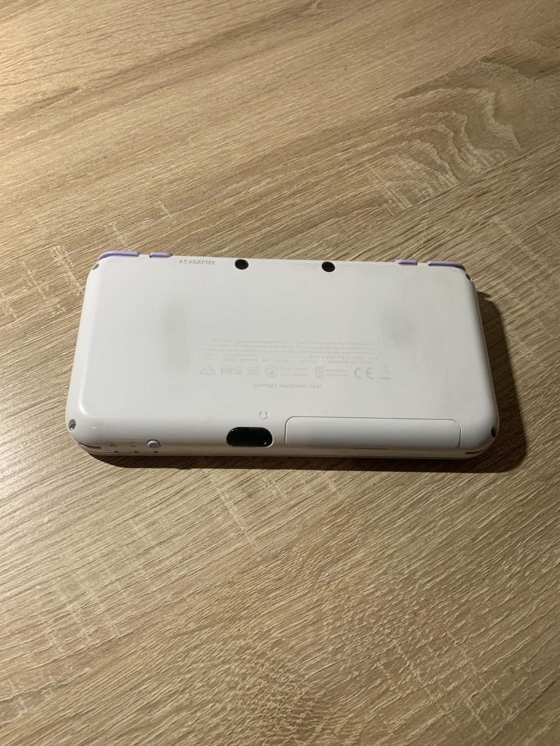 1348 Nintendo New 2DS LL White Lavender Very Good TESTED