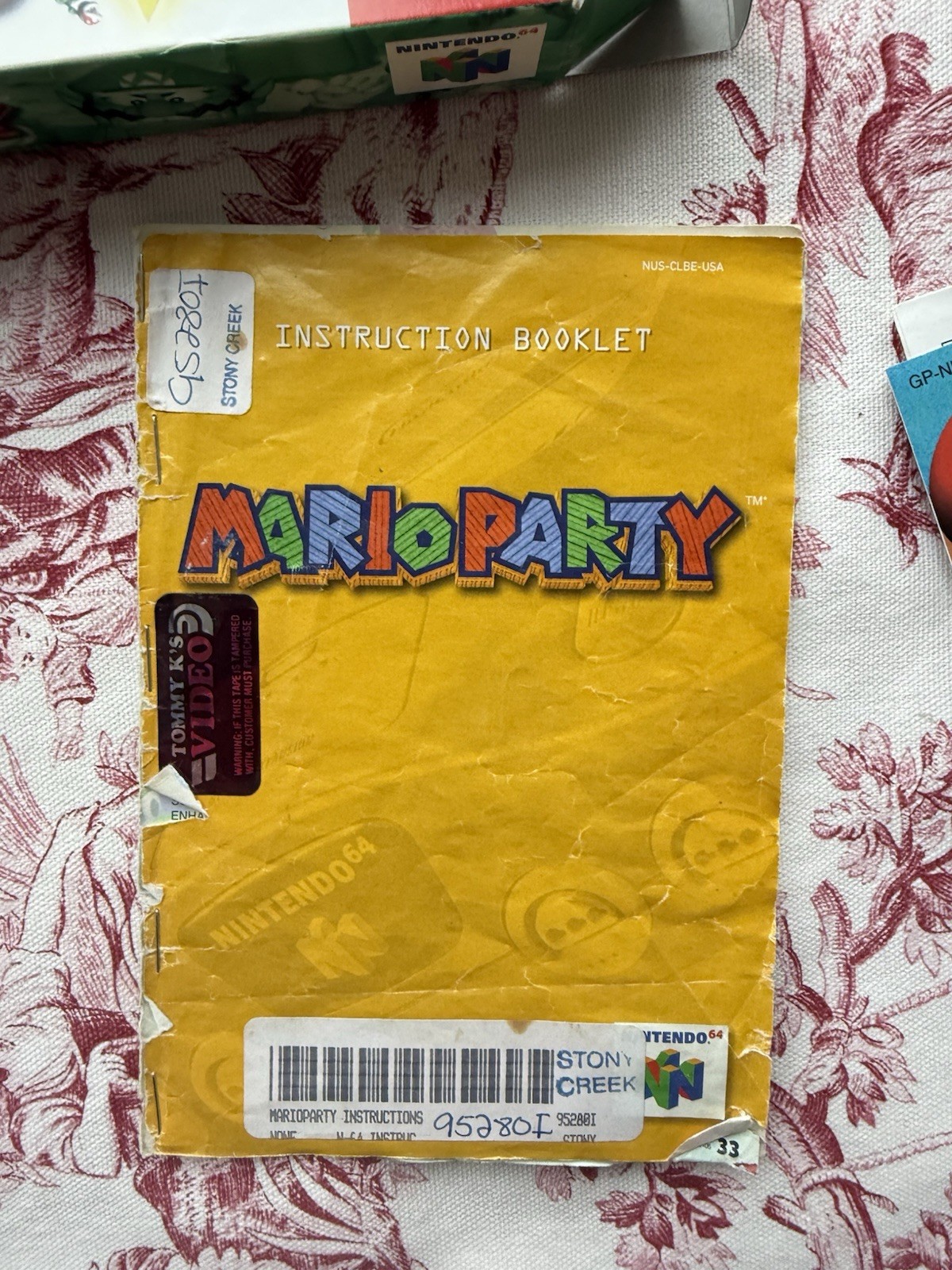 Mario Party 1 (Nintendo 64 N64) Complete in Box CIB READ