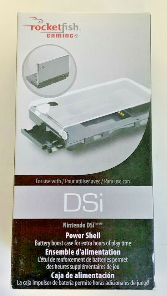 NEW Rocketfish Gaming Power Shell NEW Extended Battery for Nintendo DSi Handheld