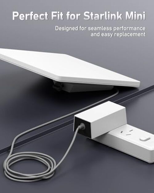 Starlink Mini Power Supply Adapter,30V 2A 60W AC/DC Wall Plug Power Adapter