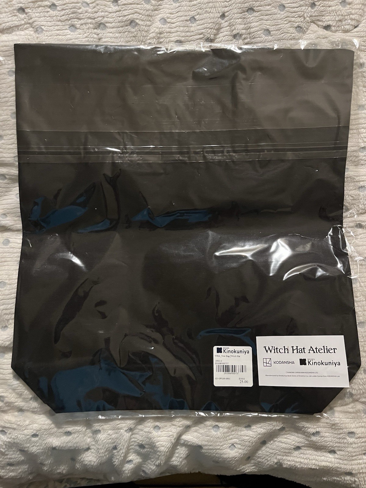 Witch Hat Atelier Tote Bag SDCC AX 2025 Kinokuniya Kamome Shirahama Kodansha LE