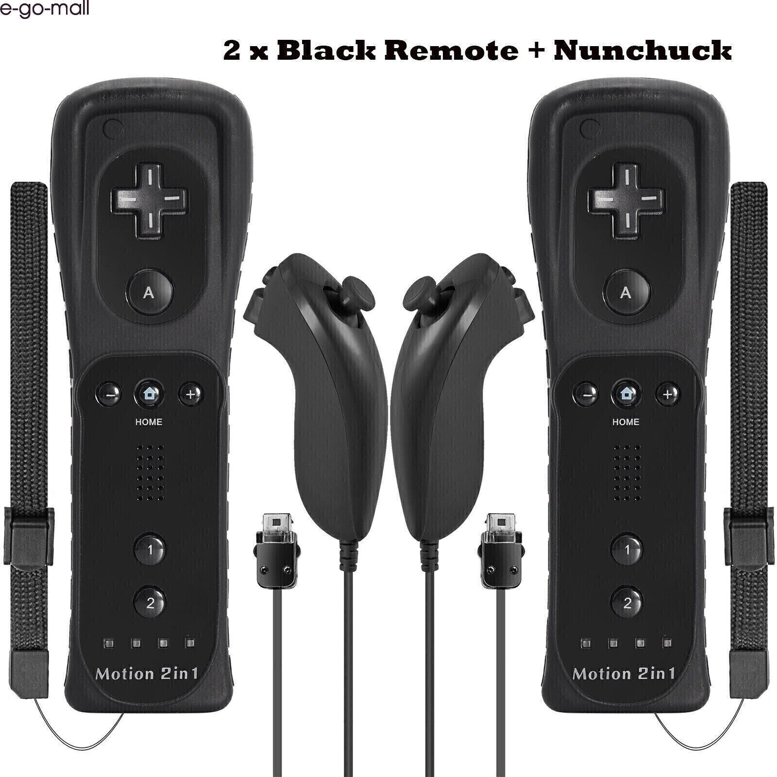 Built-in Motion Plus Wii Remote and Nunchuck Controller for Nintendo Wii Wii U