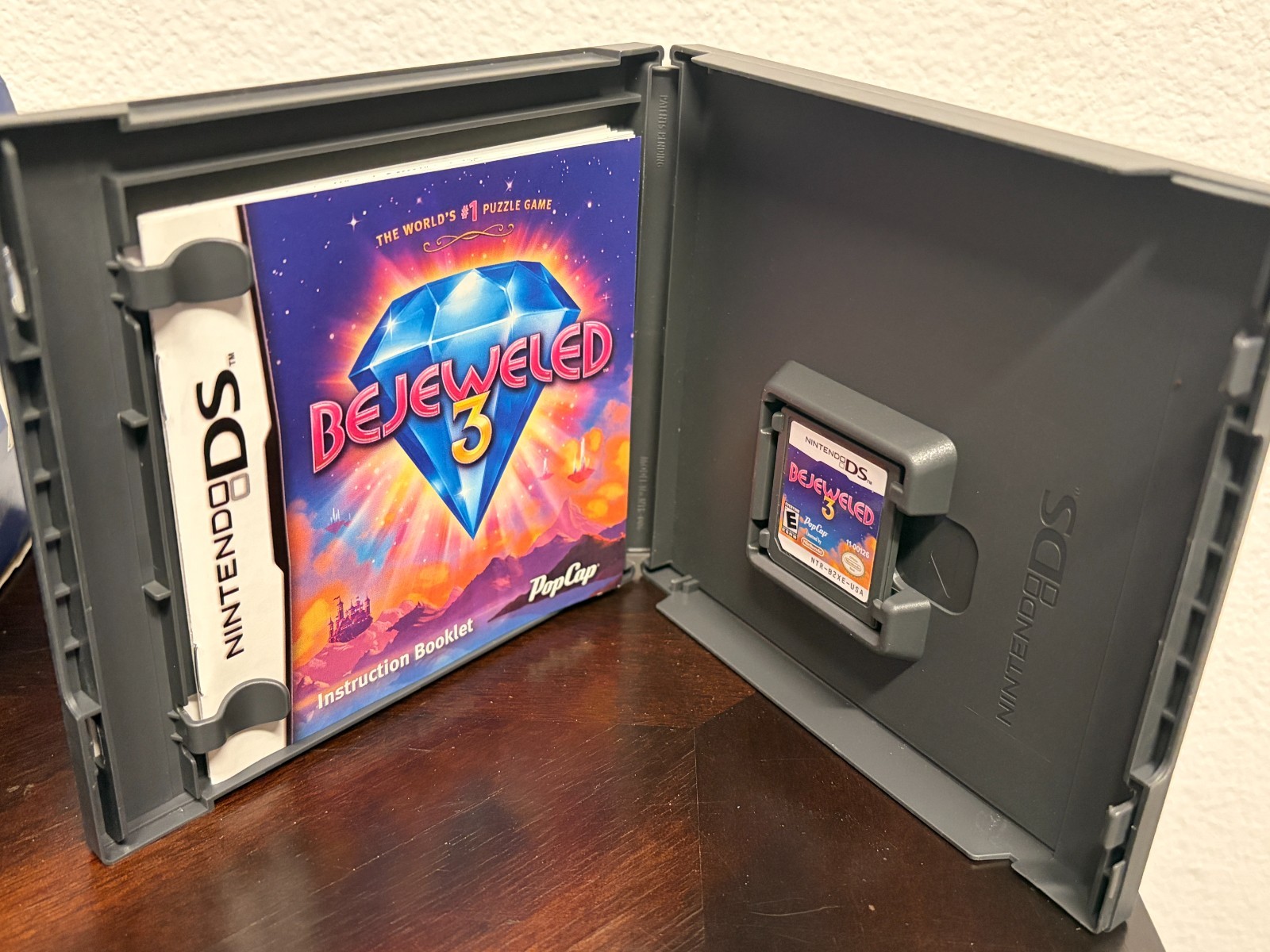 Bejeweled 3 Nintendo DS Video Game, Complete in Box with Manual, Tested
