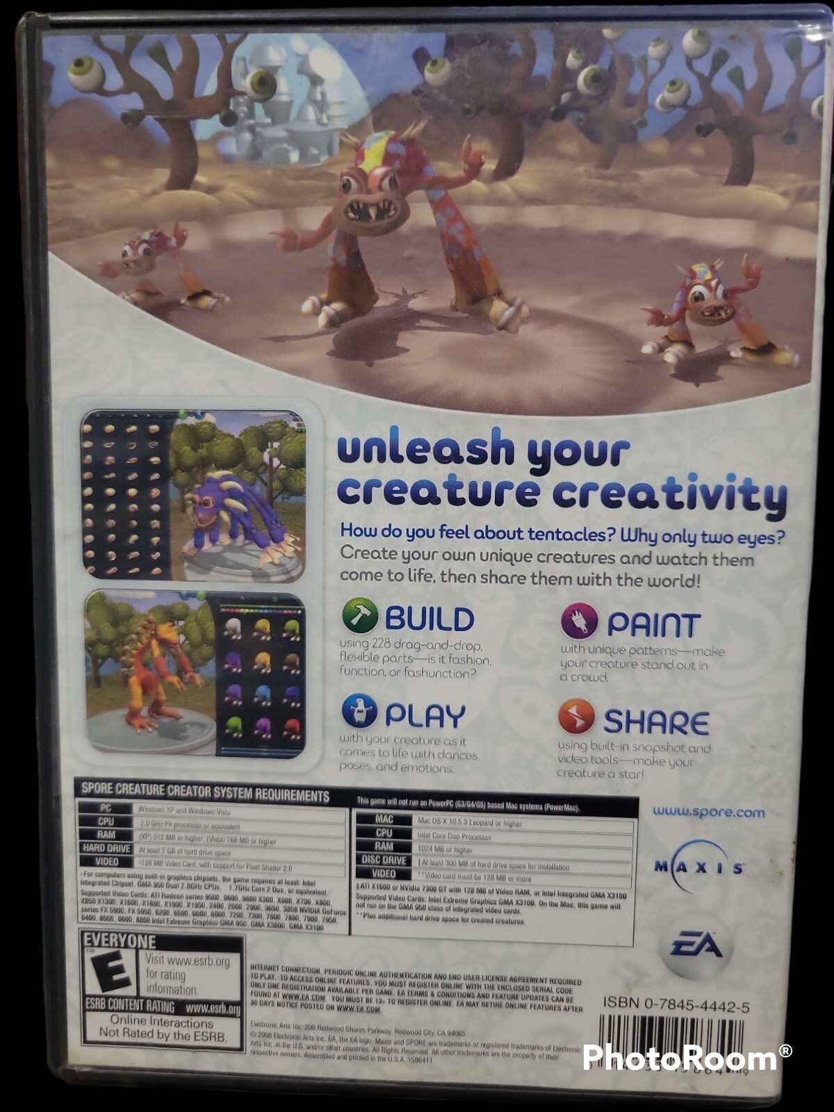 Spore Creature Creator PC Computer Complete